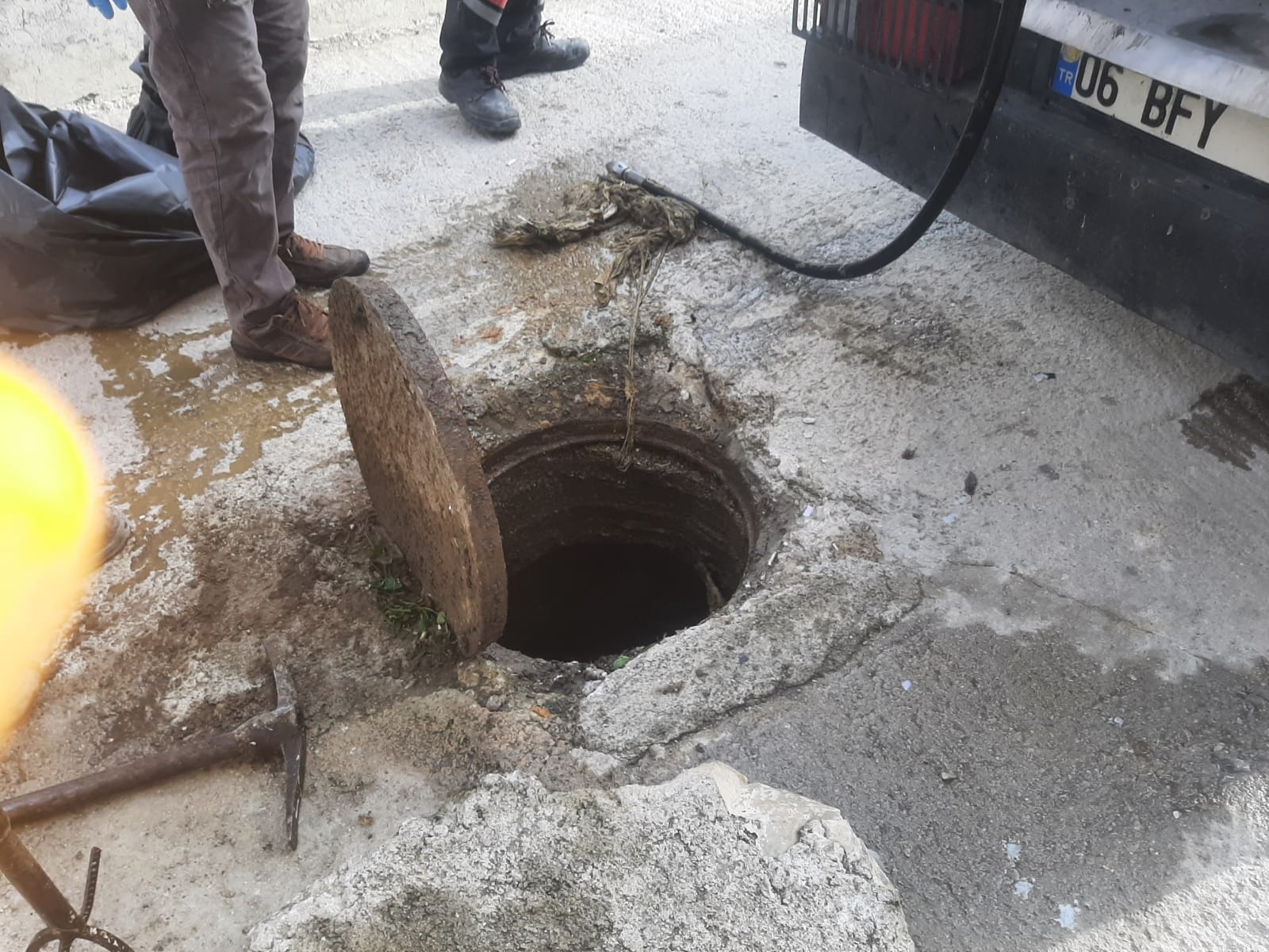 Ana Kanalizasyon Hattı Tıkanıklığı Açma